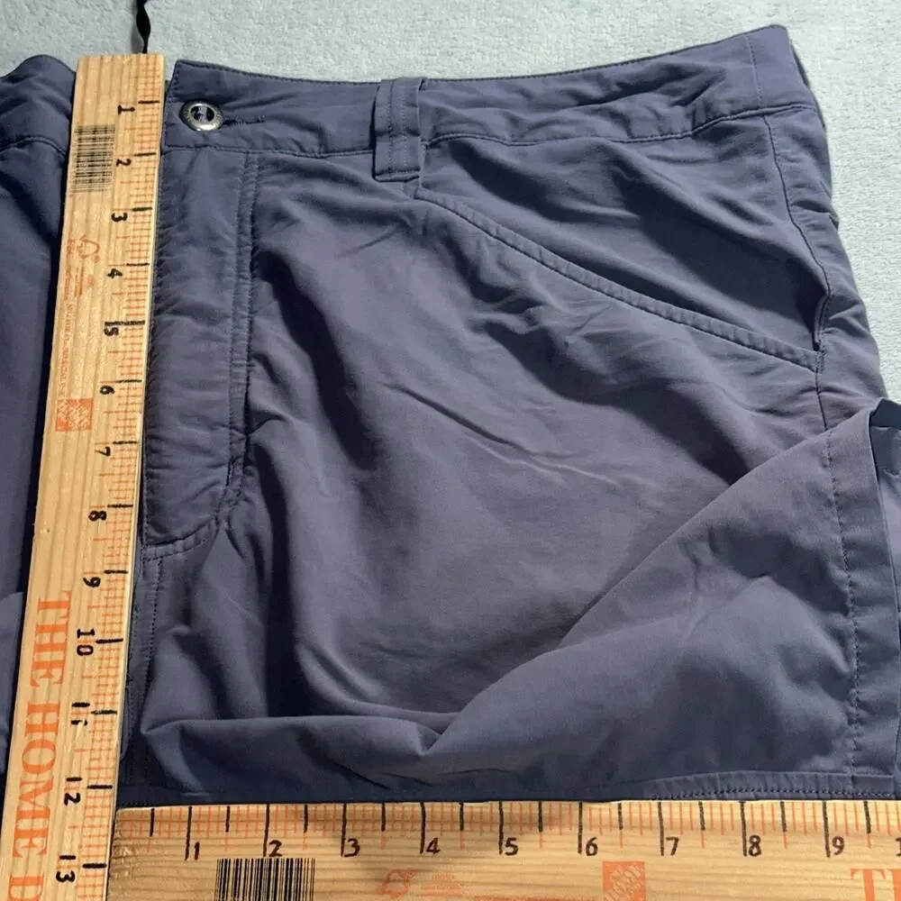 Y2k 2000s Patagonia Quandary Shorts Men 35x10 Work Swim Trunks Surf Blue 57826